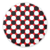 Red Multi Dots Keramik Cabinet Knob Keramikknauf (Vorderseite)