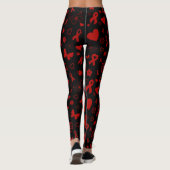 Red Multi..Gehirnaneurysma Leggings (Rückseite)