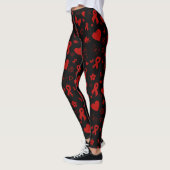Red Multi..Gehirnaneurysma Leggings (Links)