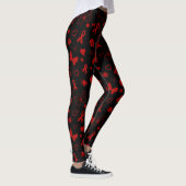 Red Multi..Gehirnaneurysma Leggings (Rechts)