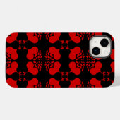 Red Multiple Shooting Hearts Case-Mate iPhone Hülle (Rückseite (Horizontal))