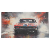 Red Muscle Car Kopf auf Kissenbezug (Vorderseite-Rechts)