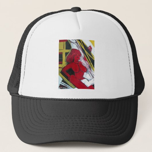 Red Muse Truckerkappe (Vorderseite)