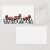 Red Mushroom Caps Begleitkarte (Vorne/Hinten)