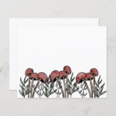 Red Mushroom Caps Card (Vorne/Hinten)