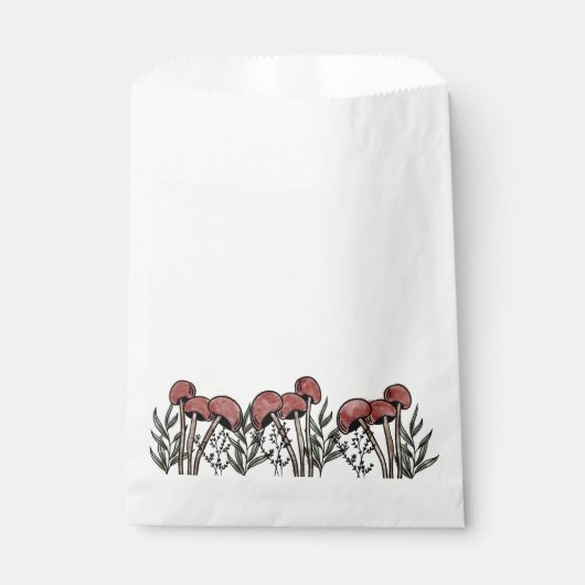 Red Mushroom Caps Geschenktütchen (Vorderseite)