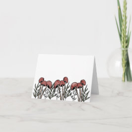 Red Mushroom Caps Karte