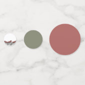 Red Mushroom Caps Konfetti (Rückseiten)