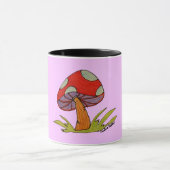 Red Mushroom Coffee Mug Tasse (Zentrum)