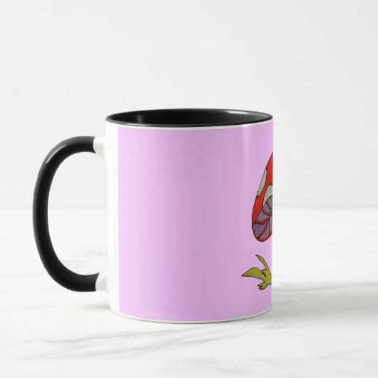 Red Mushroom Coffee Mug Tasse (Links)