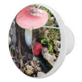 Red Mushroom Fairy Ceramic Knob Keramikknauf (Rechts)