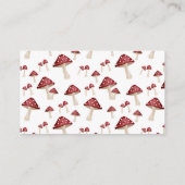 Red Mushroom Fun Typ Kinderdusche Windelwindeln Begleitkarte (Rückseite)