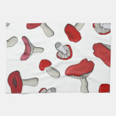 Red Mushroom Geschirrtuch (Horizontal)