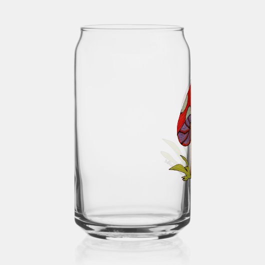 Red Mushroom Glass Dosenglas (Rechts)