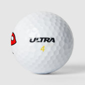 Red Mushroom Golf Balls Golfball (Logo)