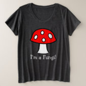 Red Mushroom Plus Size T - Shirt (Design vorne)