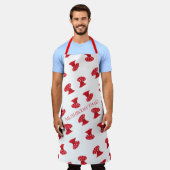 Red Mushroom Schürze (Getragen)