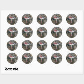 Red Mushroom & Sheet Web Stickers (Blatt)