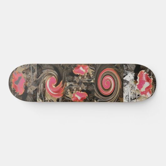 Red Mushroom Skateboard (Horizontal)