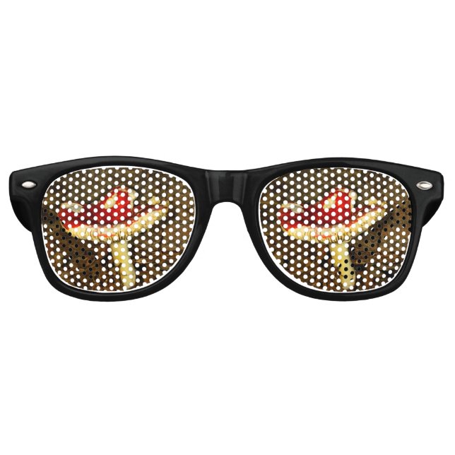 Red Mushroom Sonnenbrille (Vorderseite)