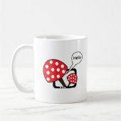 Red Mushroom Sprichwort Hello from Television Kaffeetasse (Links)