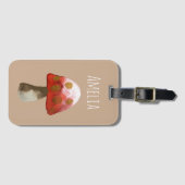 Red Mushroom Toadstool Magie Gepäckanhänger (Vorderseite (Horizontal))