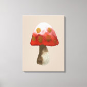 Red Mushroom Toadstool Magie Leinwanddruck (Vorderseite)