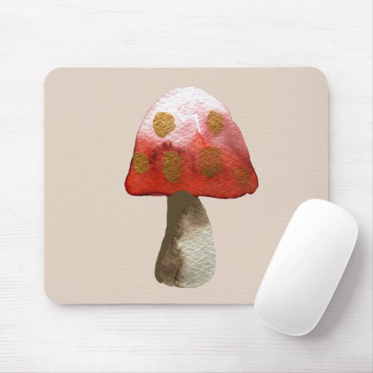 Red Mushroom Toadstool Magie Mousepad (Mit Mouse)