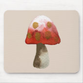 Red Mushroom Toadstool Magie Mousepad (Vorne)