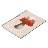 Red Mushroom Toadstool Magie Notizblock (Linke Seite)