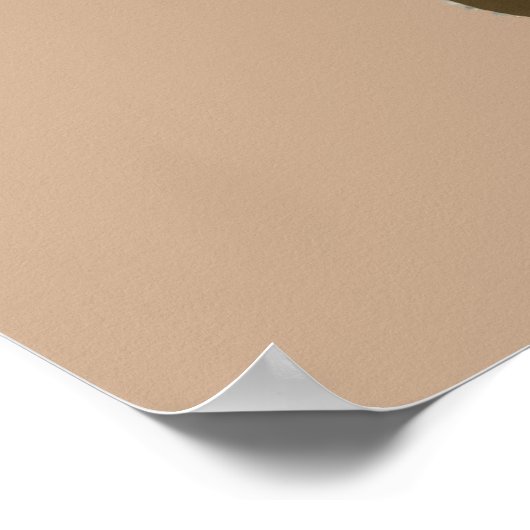 Red Mushroom Toadstool Magie Poster (Ecke)