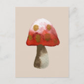Red Mushroom Toadstool Magie Postkarte (Vorderseite)