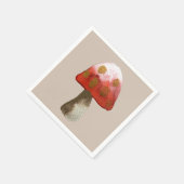 Red Mushroom Toadstool Magie Serviette (Ecke)