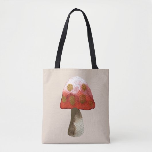 Red Mushroom Toadstool Magie Tasche (Vorderseite)