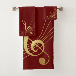 Red Music Bath Set - Treble Cleaner: Goldmusik