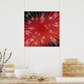 Red Music Poster (Küche)