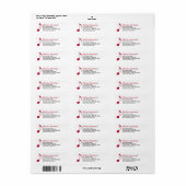 Red Musical Note & Musician Name (Vorne)