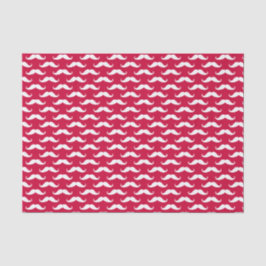 Red Mustache Valentine Tissue Paper Seidenpapier