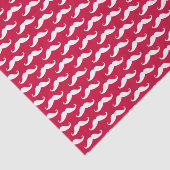 Red Mustache Valentine Tissue Paper Seidenpapier (Ausschnitt)