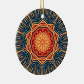 Red n Navy Blue Tree Ornament (Rechts)