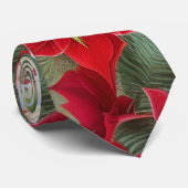 Red n White Christmas Amaryllis in Pine Krawatte (Gerollt)