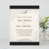 Red n White Striped Tulip - Einladung zur Hochzeit (Stehend Vorderseite)