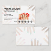 Red Nail Hands | Treuekarten Treuekarte (Vorne/Hinten)