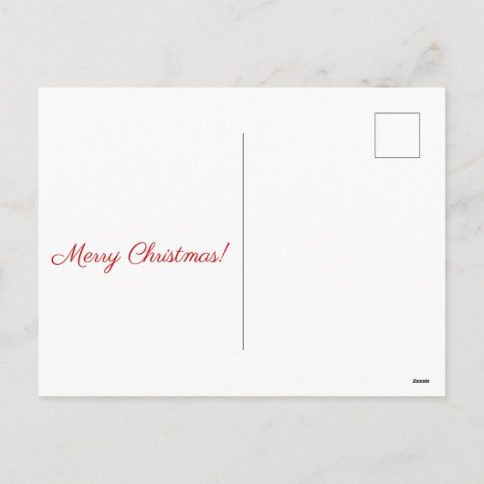 Red Nativity Frohe Weihnachten (Rückseite)