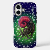 Red Nautilus Ocean Leviathin Case-Mate iPhone Hülle (Rückseite)
