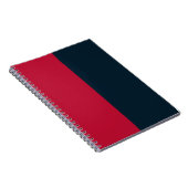 Red & Navy CUSTOM Notizblock (Rechte Seite)