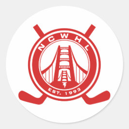 Red NCWHL Stickers
