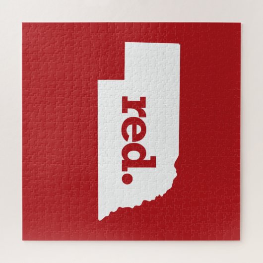 RED NEBRASKA PUZZLE (Horizontal)