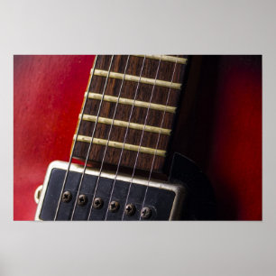 Red Neck HollowBody-Plektrum Poster