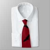 Red Neck Tie with Flying Eagle - Farbe auswählen Krawatte (Gebunden)
